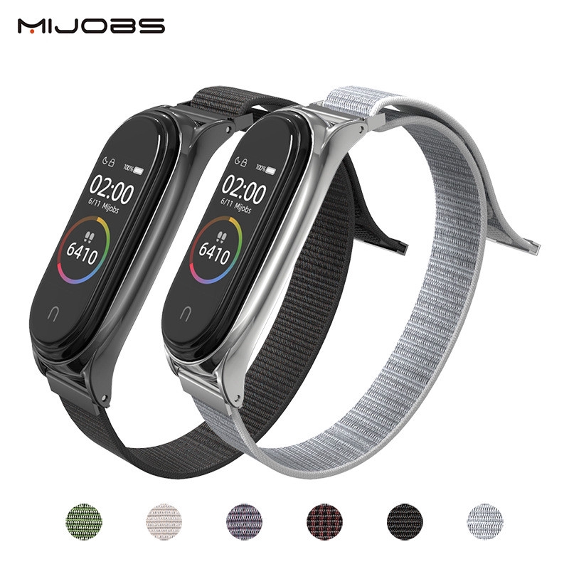 MI band 3/4/5 is suitable for 5/3/4 nylon bracelet, lightweight and breathable easily, adjustable, many color options.