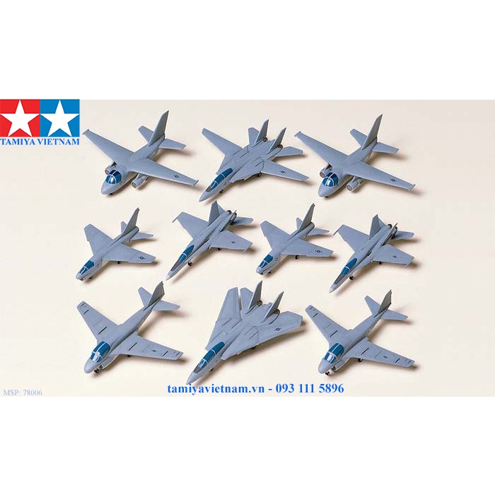 78006 Mô hình máy bay trên tàu sân bay quân sự 1/350 SCALE U.S. navy aircraft set