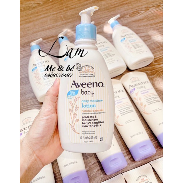 Sữa tắm /Dưỡng da/Kem dưỡng Lotion Aveeno