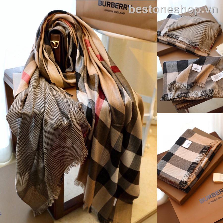 ❐✺✟Khăn Quàng Cổ Burberry Chất Lượng Cao 100% Cashmere