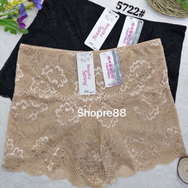 QUẦN MẶC TRONG VÁY CHẤT REN ĐẸP SPING