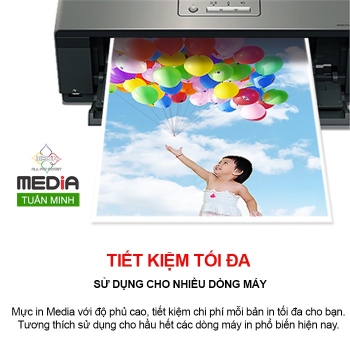 Mực In Sublimation Chuyển Nhiệt Media Cho Các Máy In Dùng Đầu Phun Epson SureColor P,T,F Series