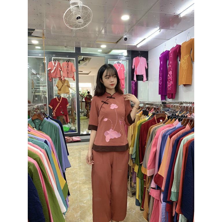 [ 40-65kg ] XẪM TÀU ĐŨI - SET PHẬT TỬ ĐI LỄ CHÙA - ĐỒ LAM ĐI CHÙA