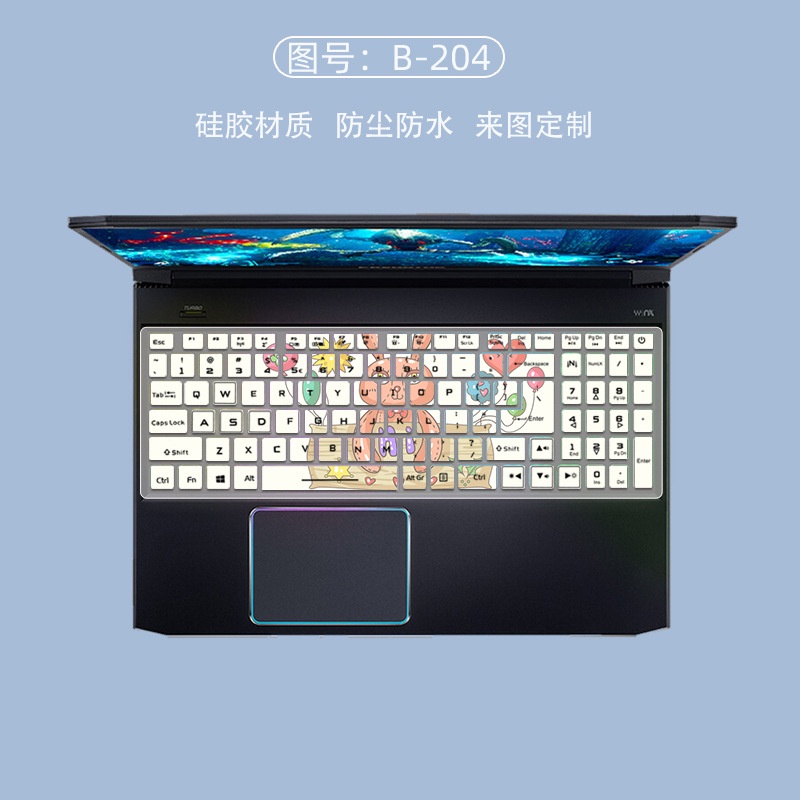 Phim Hoạt Hình Dán Bảo Vệ Bàn Phím Chống Bụi Cho Acer Nitro 5 AN515-45 AN515-55 42 51 51EZ 51BY 791P