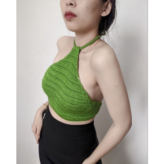 Áo đi biển Handmade - YẾM MÃ A01 CROCHET LIINHANDMADE
