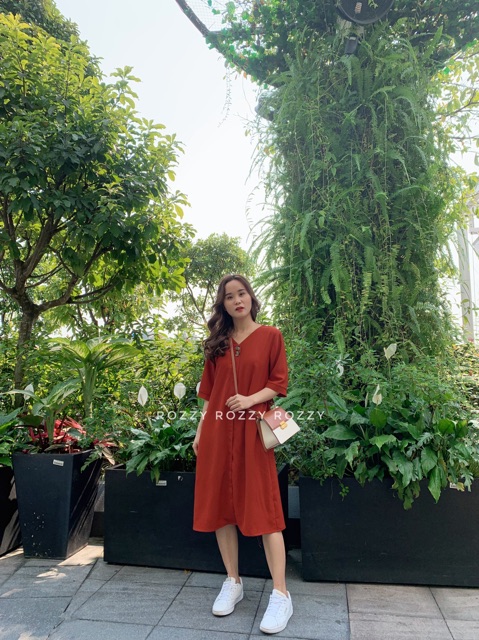 🌿🌸Kate dress váy dáng xuông thắt nơ | BigBuy360 - bigbuy360.vn