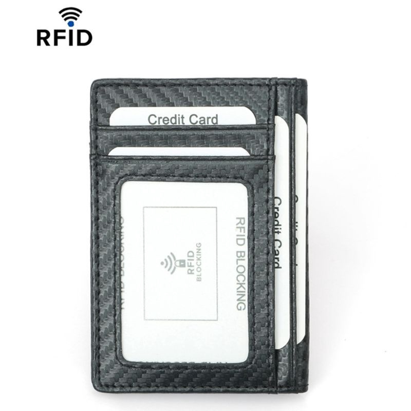 BST❀Men Slim PU Leather Credit Card Driver License Holder Cards Case Pocket Wallet Organizer