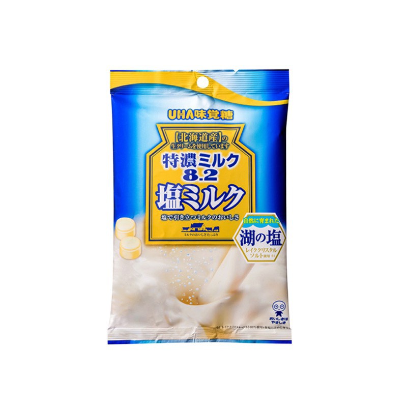 [6 vị] Kẹo UHA Nhật Bản (trà xanh - lúa mạch - sữa bò - đậu đỏ - sữa muối - cafe sữa)
