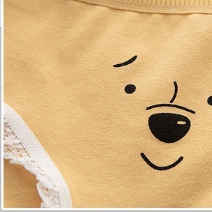 Quần nót nữ  in hình dễ thương KIMCHIBIKINI quần lót chip mặc bên trong mềm mại thấm hút tốt QL112