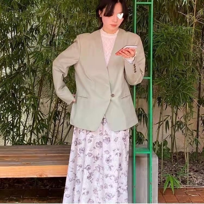 Chân Váy Hoa Lửng Thiết Kế Mới Thời Trang Theo Phong Cách Nhật Bản Cho Nữ