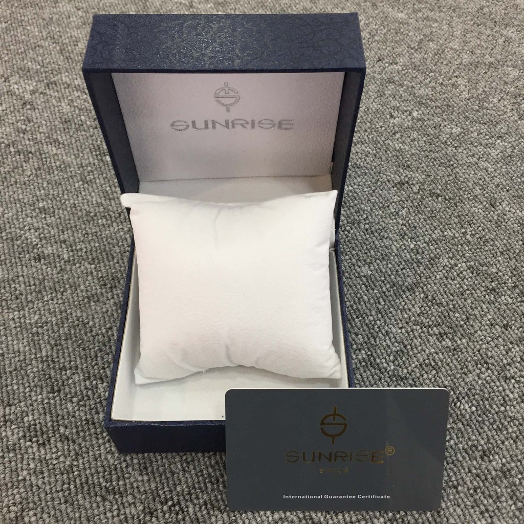 Đồng hồ nữ dây kim loại mặt kính sapphire chống xước Sunrise 9938SA SL9938LK xanh lam