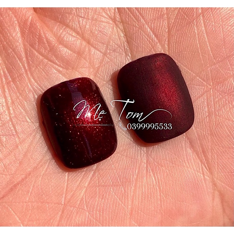 Sơn gel đỏ tuyết Mxbon