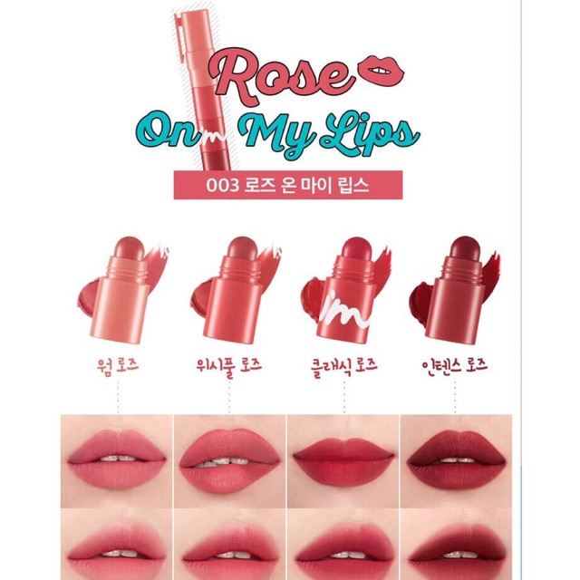 Son Bút Chì 4 Đầu (4 Màu) I'M MEME Multi Lip Crayon