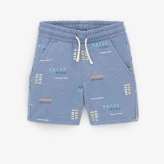 Quần Short Thun Da Cá Zara Bé Trai