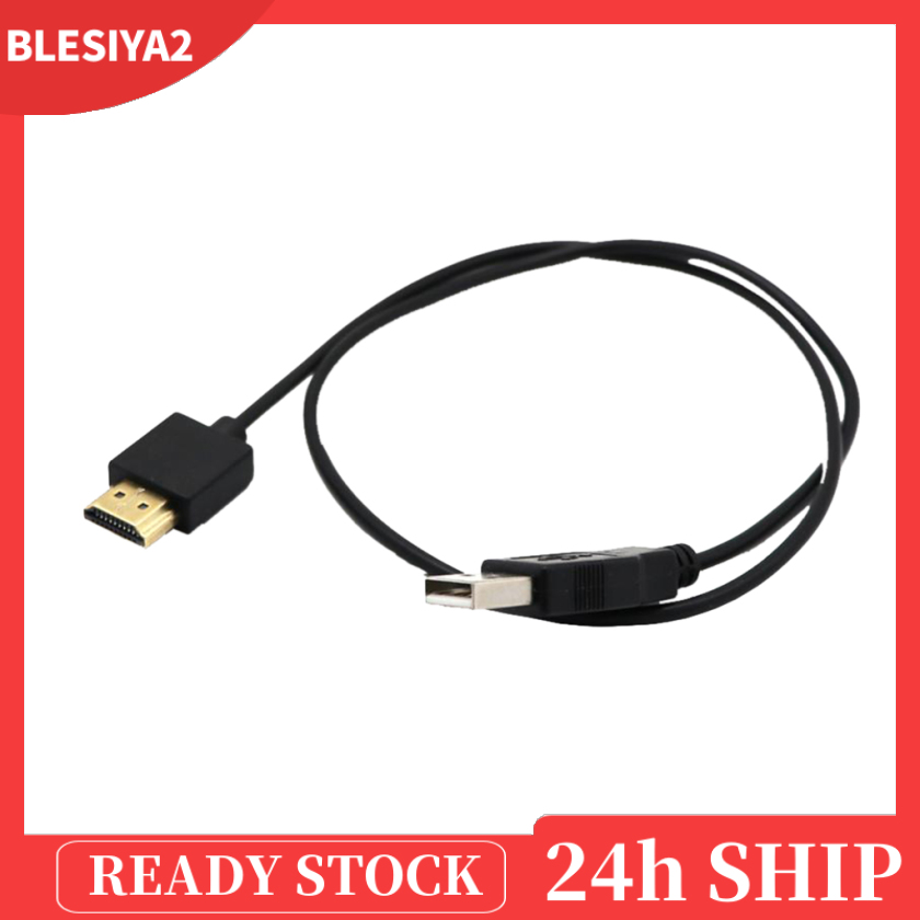 [BLESIYA2]19   1.4 Male to USB 2.0 Plug Adapter Connector Charger Converter Cable