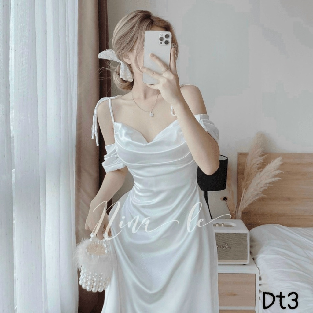 XẢ HÀNG HÈ ĐI BIỂN ĐẦM HAI DÂY KIỂU NHÚN NGỰC TÔN DÁNG MẢNH MAI TIỂU THƠ DV