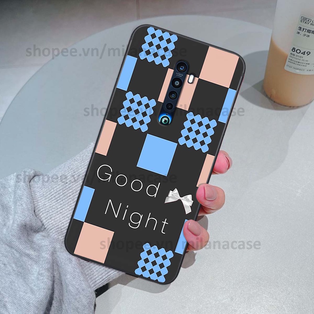 Ốp Oppo Reno 2f / Reno2 F caro họa tiết nhiều màu sắc siêu đẹp thời trang cá tính