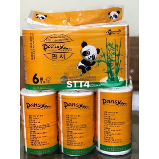 Giấy vệ sinh Pansy bịch 6 cuộn (cuộn to)