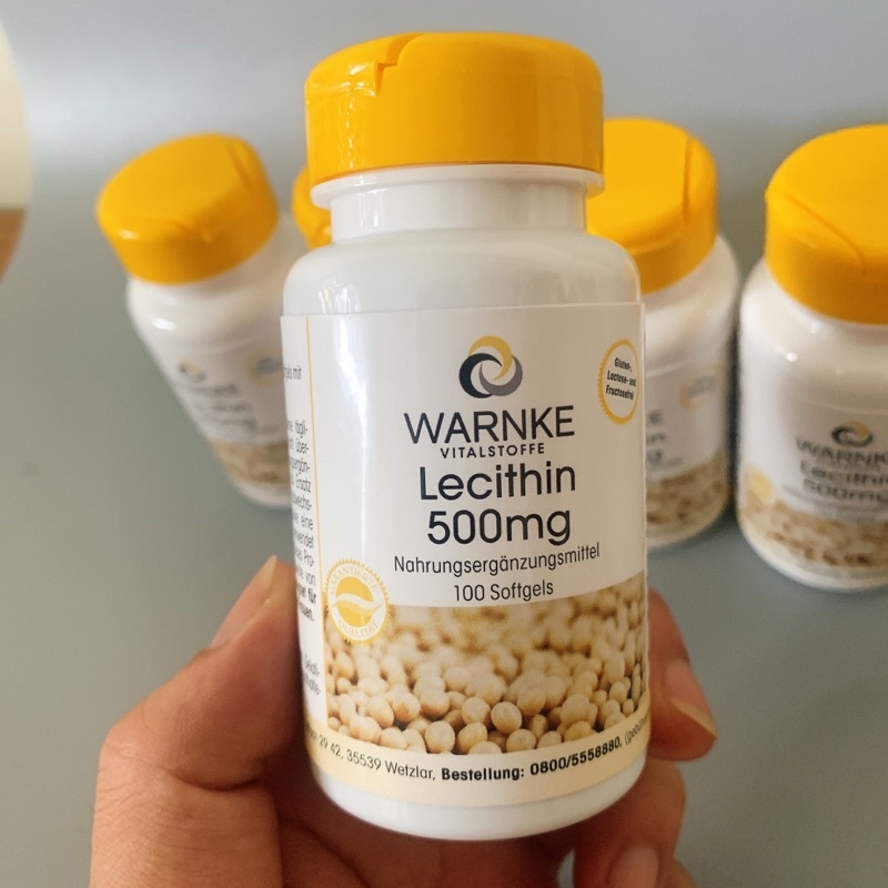 Đồ Uống Đậu Nành Lecithin 500mg Warnke 100v- Nội địa Đức