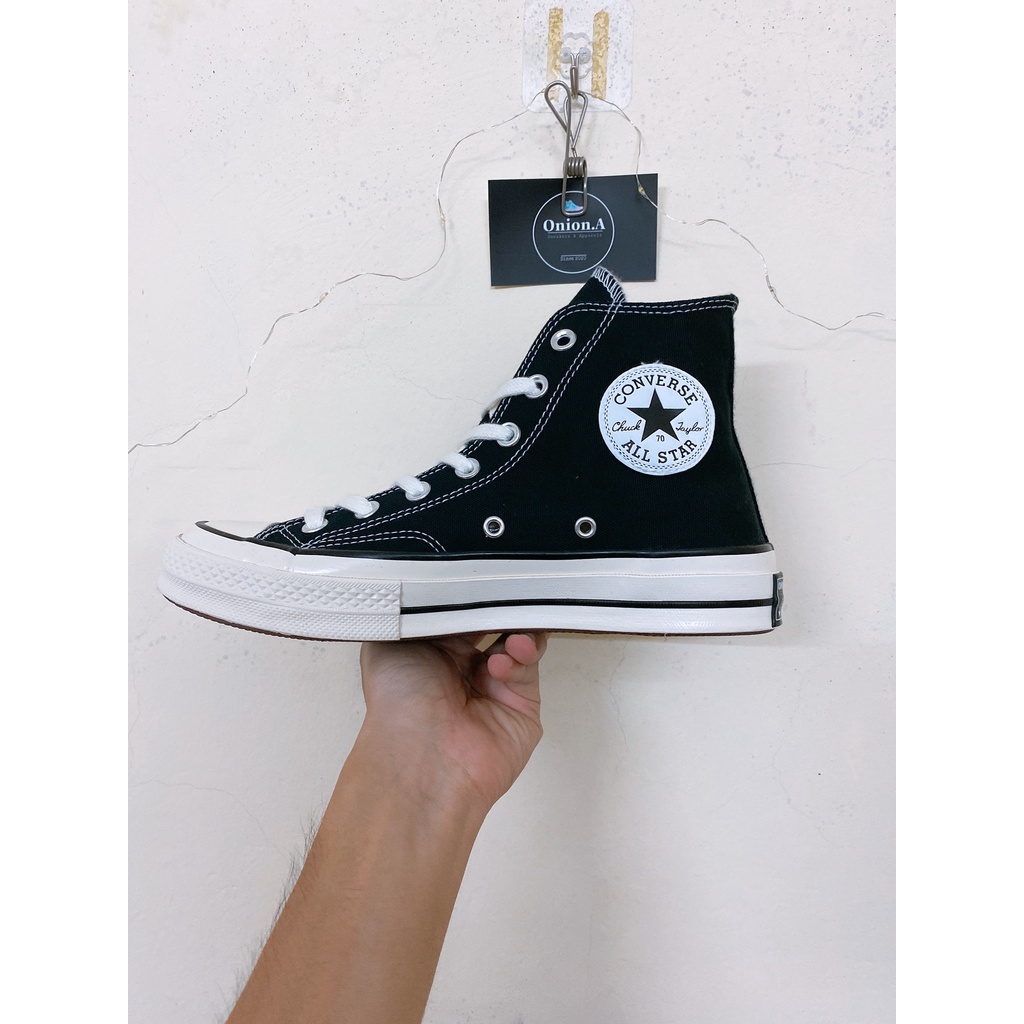 Onion.A - Giày Converse 1970s chính hãng màu đen cao cổ - 162050C