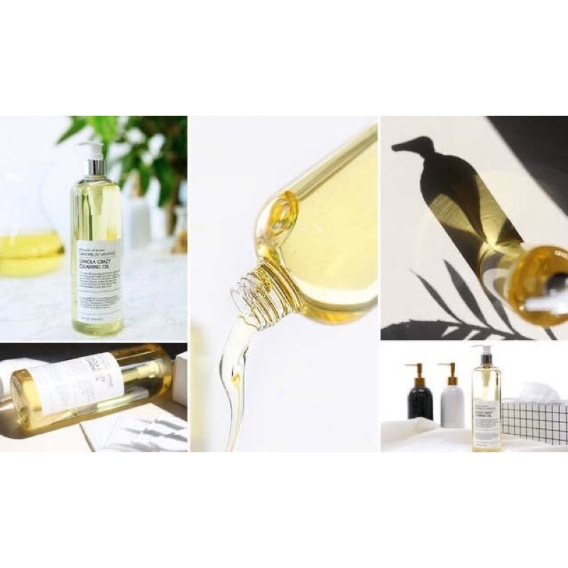DẦU TẨY TRANG HOA CẢI GRAYMELIN VINTAGE - CANOLA CRAZY CLEANSING OIL | BigBuy360 - bigbuy360.vn