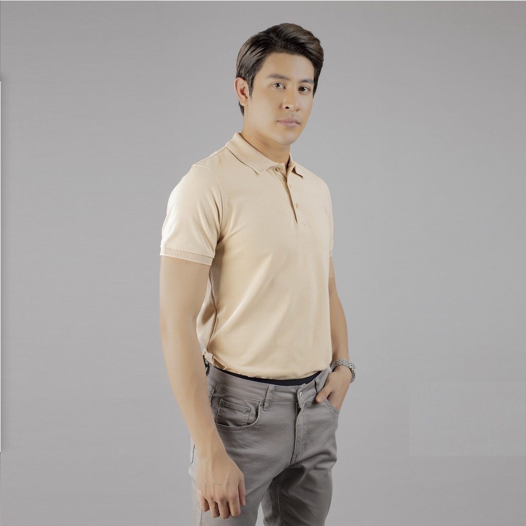 Áo polo nam Galvin cổ dệt bo len, áo thun nam có cổ tay lỡ - Gramen | BigBuy360 - bigbuy360.vn