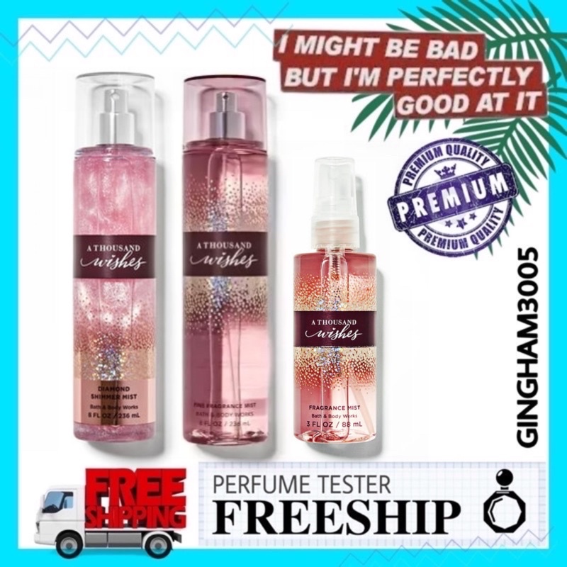 Xịt Thơm Toàn Thân Bath And Body Works - A Thousand Whise (30ml/50ml/100ml)
