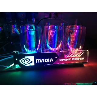 Giá Đỡ VGA Alumium Iron (RainbowLED ) LED Đồn Bộ Hub Và Main (Card VGA màn hình)