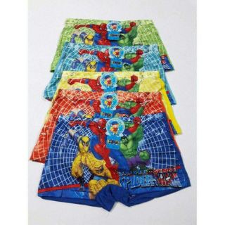 Combo sét 5 quần ship đùi siêu nhân Thun mềm in 3D sắc nét cho bé trai 8- 30 kg