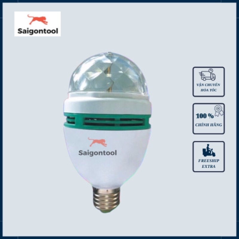 Bóng đèn led Vũ Trường xoay 7 màu loại tốt - hàng sẵn có , ảnh do shop tự chụp