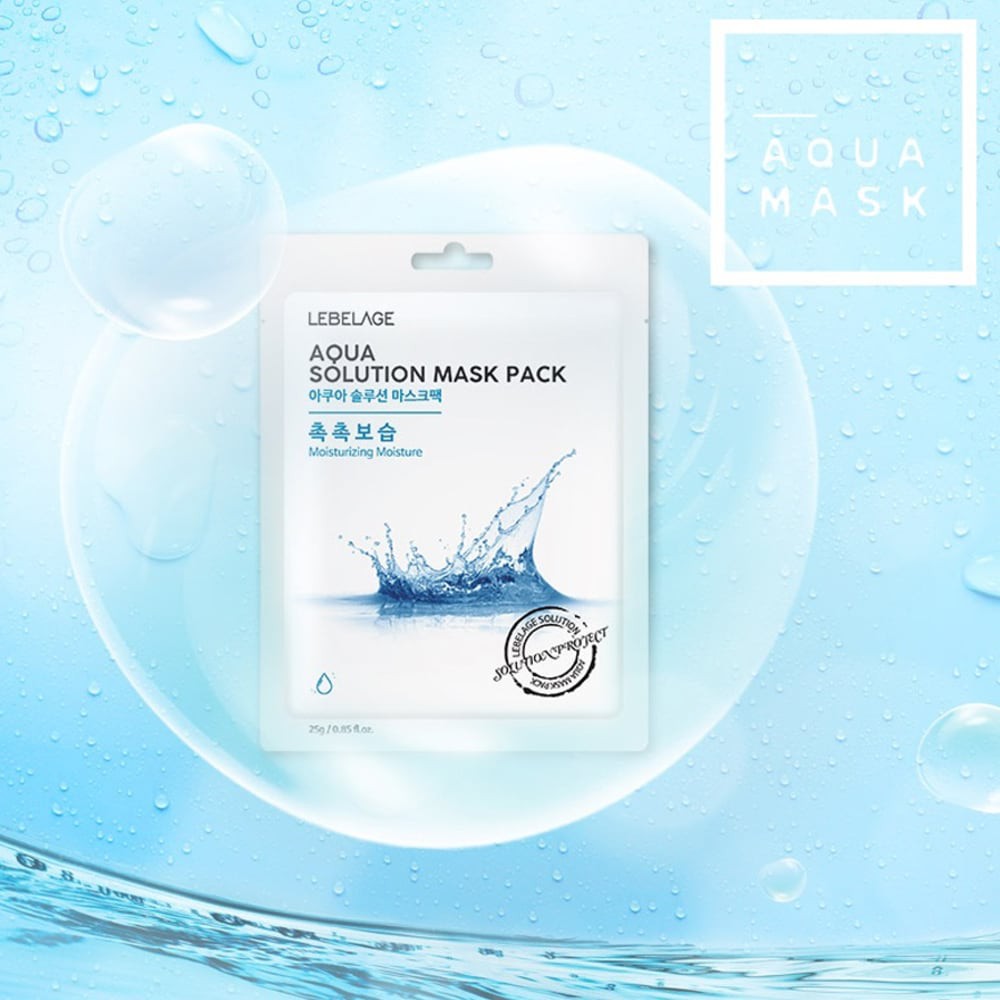 Mặt Nạ Lebelage Aqua Solution Mask Pack Moisturizing Moisture Cấp Nước 25g