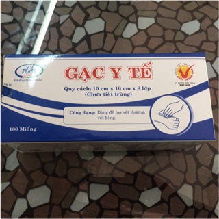 Gạc 10x10 Spa hộp 100 miếng