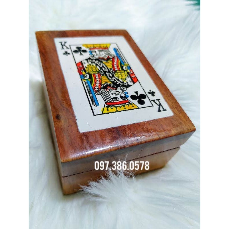 HỘP ĐỰNG BÀI TÂY BÀI TAROT GỖ