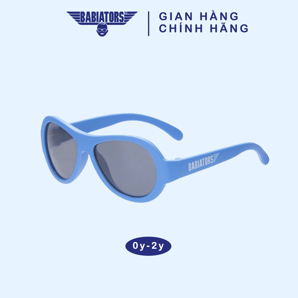 Kính chống tia cực tím cho bé Babiators – Aviators, Xanh Dương, 0-2 tuổi