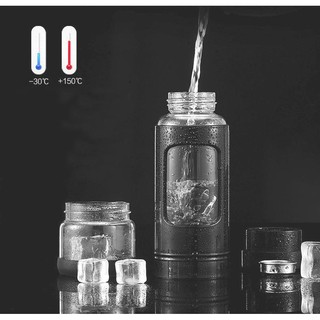 Bình Giữ Nhiệt thủy tinh 520ml