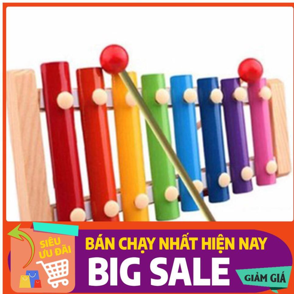 Đồ Chơi Gỗ Benrikids Đàn Khung Gỗ 8 Thanh Xylophone Cho Bé Làm Quen Với Âm Nhạc