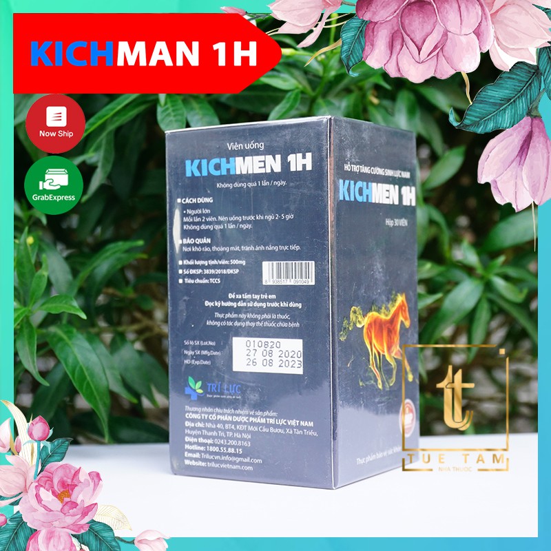 Kichmen 1h - Tăng Cường Sức Mạnh Nam Giới [Date 2023]