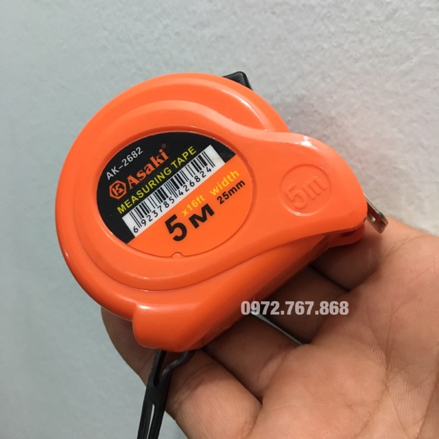 Thước cuộn 5m chính hãng Asaki AK-2682