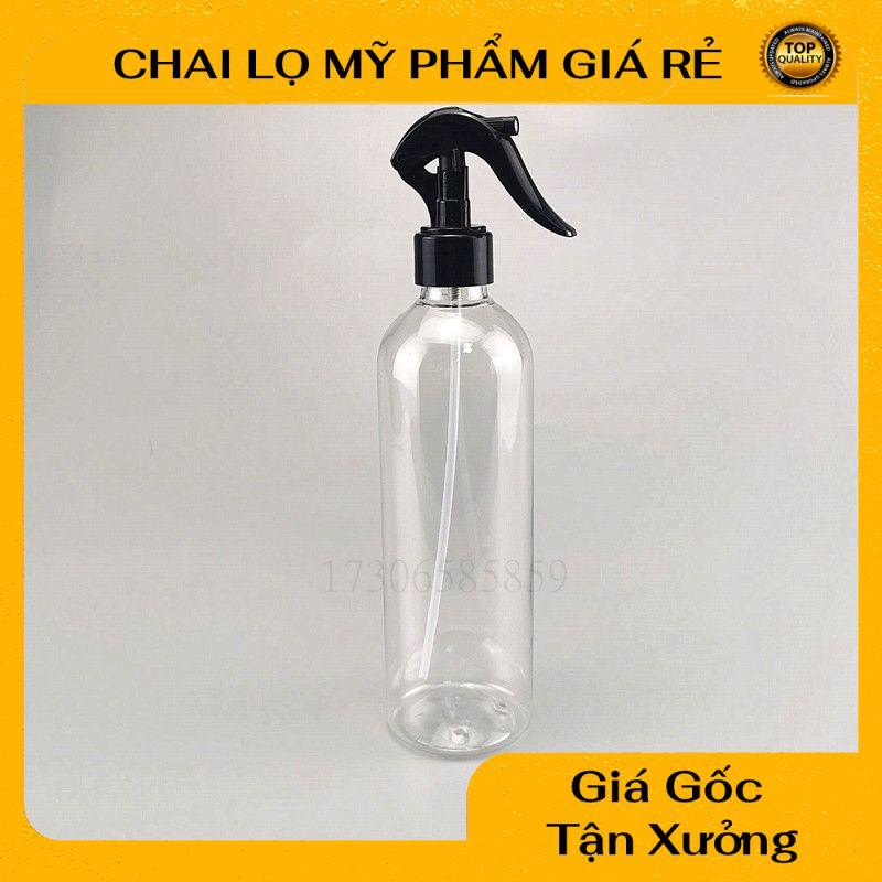 Chai Xịt Phun Sương ❤ RẺ VÔ ĐỊCH ❤ Chai nhựa pet xịt Vòi Súng 500ml rỗng chiết mỹ phẩm , phụ kiện du lịch