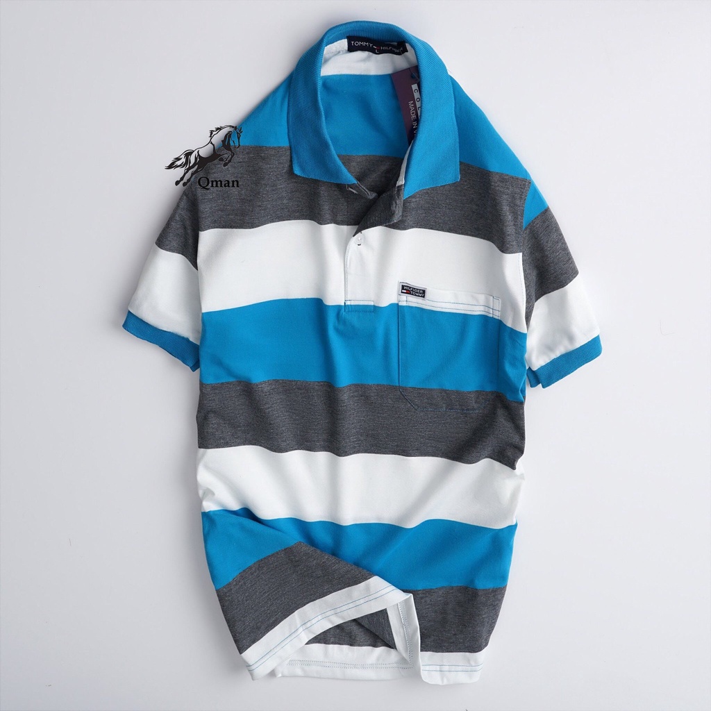 Áo thun nam trung niên ba sọc vải cotton cao cấp, thấm hút mồ hôi siêu tốt, thoáng mát cực sang trọng A0006 | BigBuy360 - bigbuy360.vn