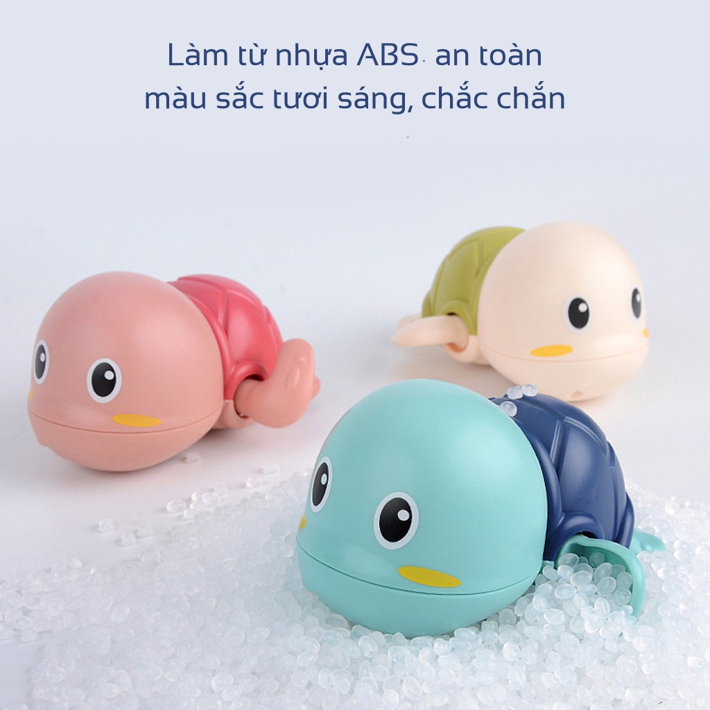 Rùa vặn cót Đồ chơi rùa bơi trong nước thả bồn tắm cho bé Lego3d.vn