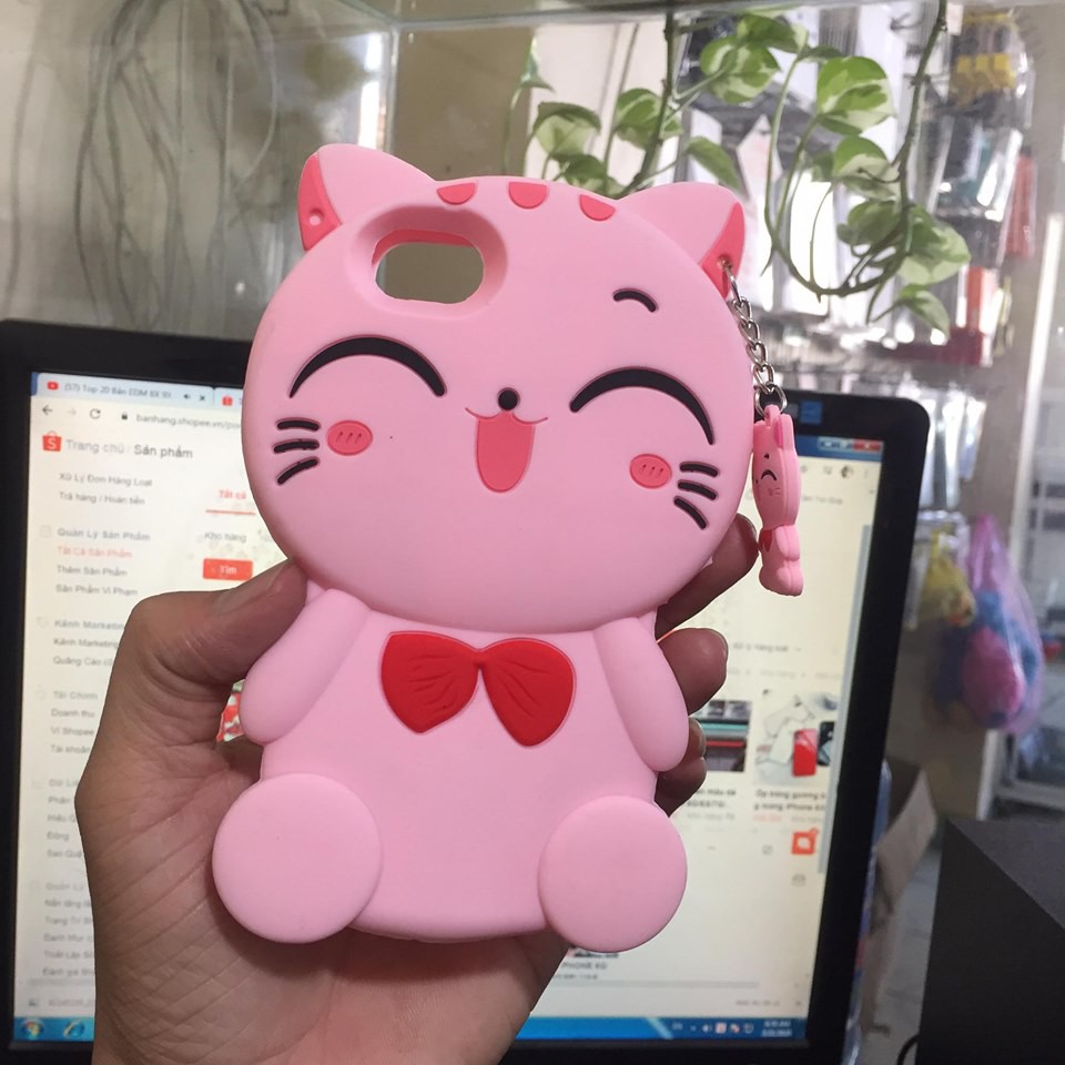 ỐP lưng điện thoại IPHONE 7G cao su dẻo hình thú