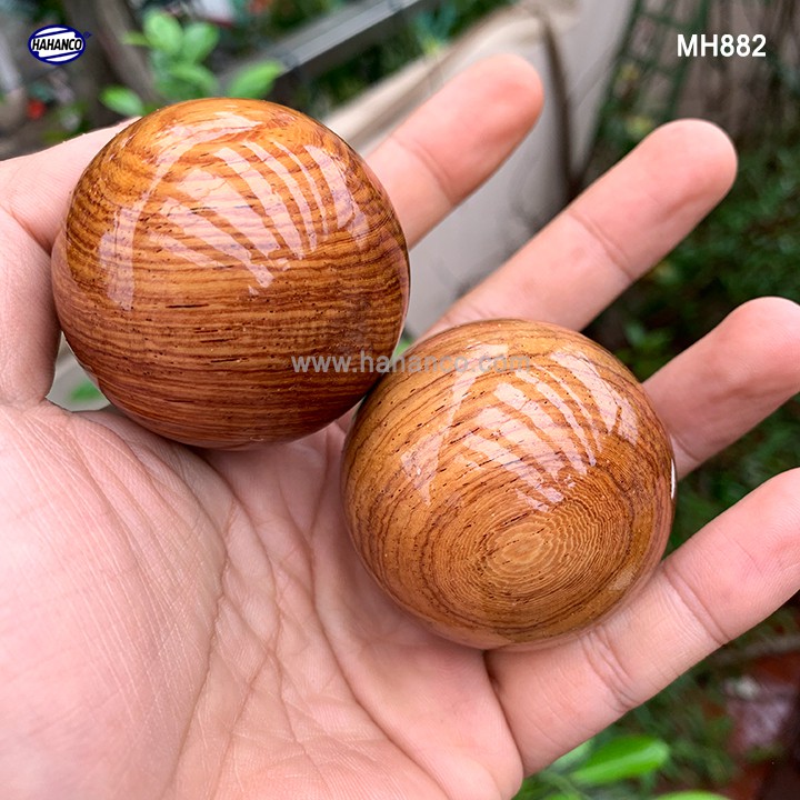 COMBO 2 quả bi 5cm lăn tay Gỗ Cẩm - Mát xa giúp dẻo tay, chống mỏi toàn diện ❤️FREESHIP đơn > 50k❤️ (MH882) HAHANCO