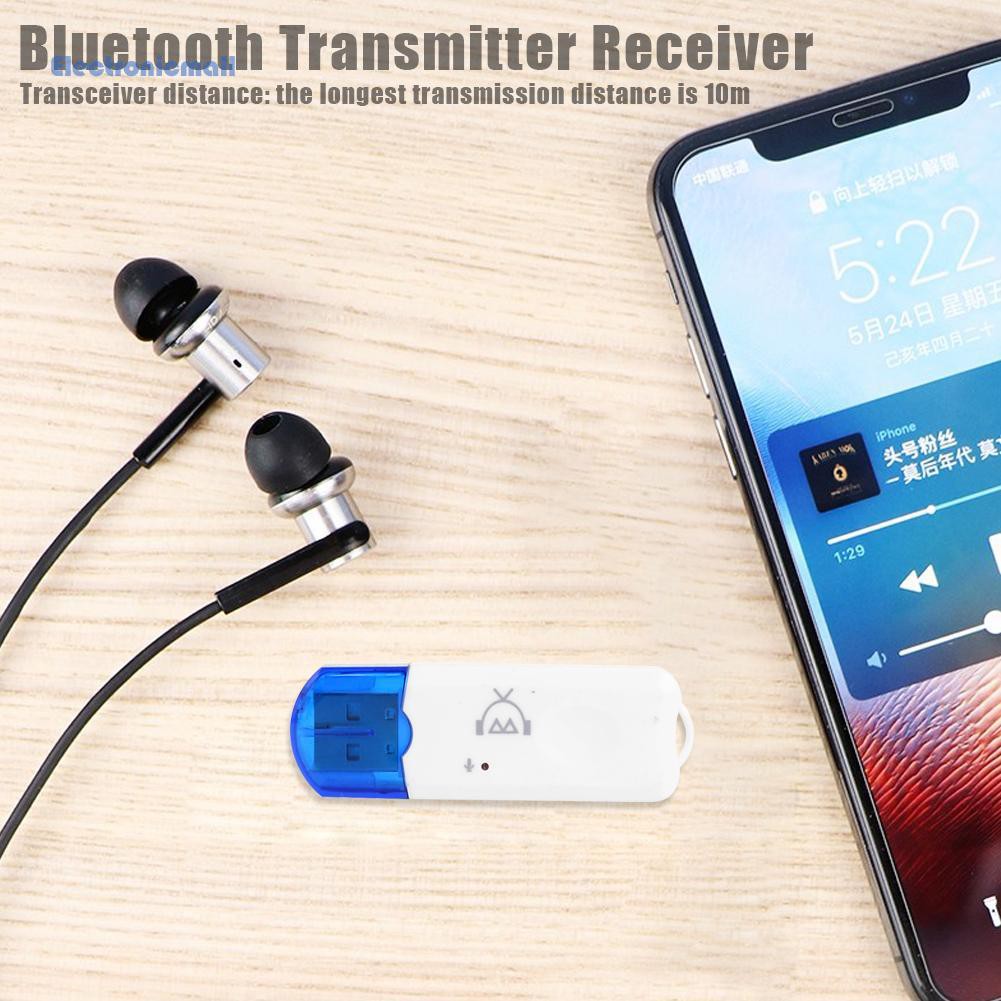 Bộ Thu Phát Âm Thanh Bluetooth Điện Tử Mall01 Bt-470 Usb A2Dp