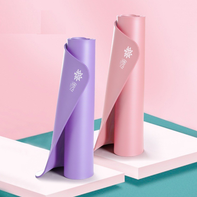 Thảm tập YOGA, GYM Chống trơn trượt AOYI - Tặng kèm dây buộc