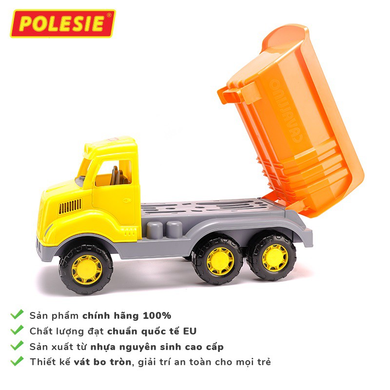 Xe Ô tô Tải Chở Hàng Đồ Chơi Trẻ Em Nhập Khẩu Châu Âu Chính hãng POLESIE 37336