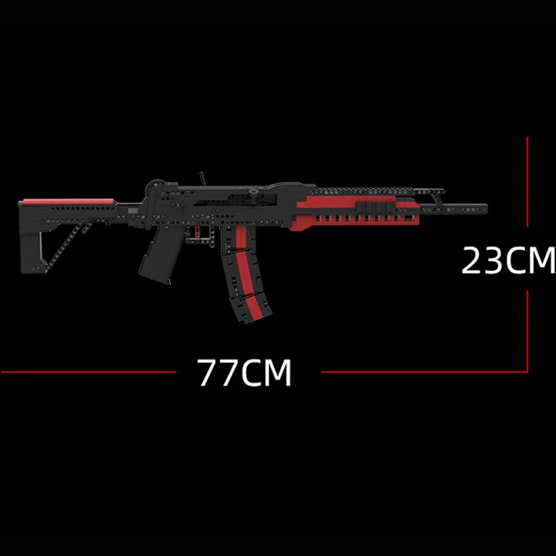 Đồ Chơi Lắp Ráp Mô Hình Súng AK-12 Black CSGO & Ak 12 Asimov Kevin183 Với 700-1000+ Chi Tiết