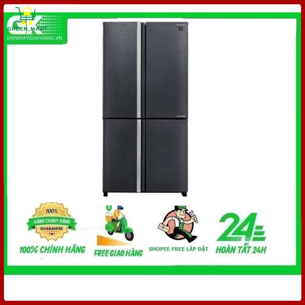 Tủ lạnh Side by side Sharp Inverter 525L 4 cửa SJ-FX600V-SL --Chỉ giao tại HN--