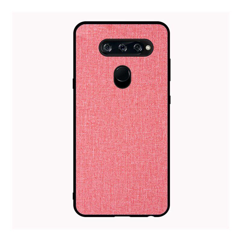 For Three Camera LG G8S ThinQ case cover back cover silicone edge fabric protective Shell