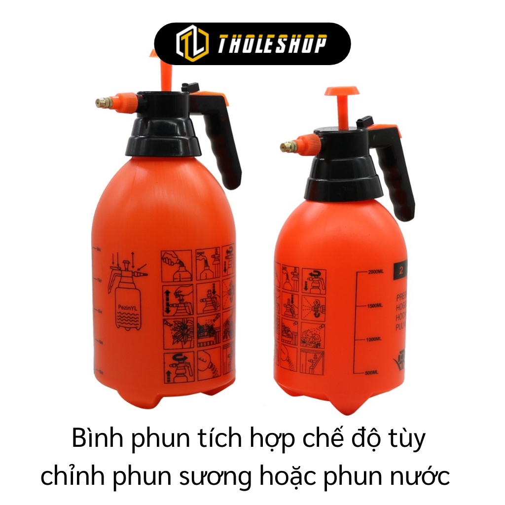 Bình Xịt Tưới Cây - Bình Xịt Phun Sương Tưới Cây Chuyên Dụng 2 Chế Độ, 2L 9908